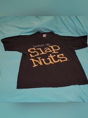 VINTAGE 1998 WCW Jeff Jarrett T-Shirt XL Listen Up Slap Nuts NICE!